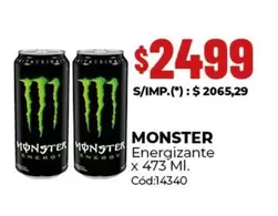 Monster - Energizante x 473 Ml. C
uevo:14340