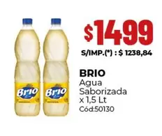X$ - Agua Saborizada x 1,5 Lt Cód:50130