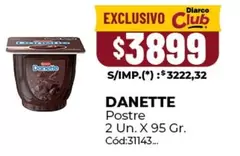 Danette - Postre Cód:31143