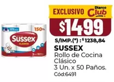 Sussex - Rollo de Cocina Cl
uevoico Cl
uevoico C
uevoico 3 Un. x 50 Pa
uevoos.