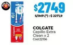 Colgate - Cepillo Extra Clean x 2