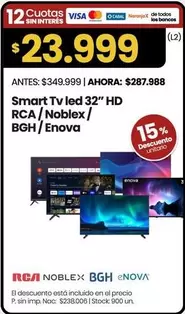 32 - Smart Tv led " HD