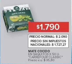 Carrefour - MATE COCIDO