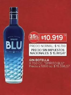 Spirito - GIN BOTELLA