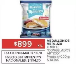 X$ - Medallón de Merluza