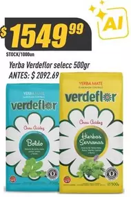 Verdeflor - Yerba  selecc 500gr