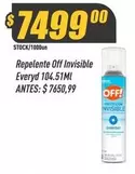 Off - Repelente Invisible