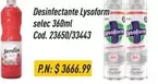 Lysoform - Desinfectante selec 360ml Cod. 23650/33443