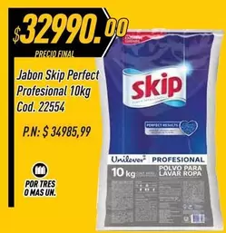 Skip - Jabon  Perfect Profesional 10kg Cod. 22554