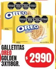 Oreo - GALLETITAS OREO GOLDEN