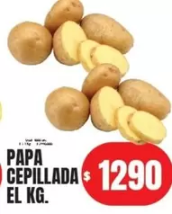 PAPA CEPILLADA