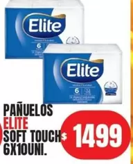 Elite - PAÑUELOS SOFT TOUCH 6X10UNI.