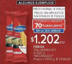 Matarazzo - Fideos Tallarines N0 7