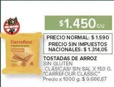 Carrefour - TOSTADAS DE ARROZ