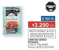 Paladini - LOMO DE CERDO FETEADO
