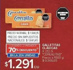 Cerealitas - GALLETITAS CLASICAS