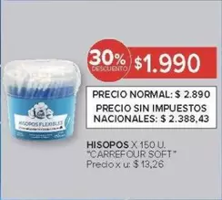 Carrefour - HISOPOS FLEXIBLES