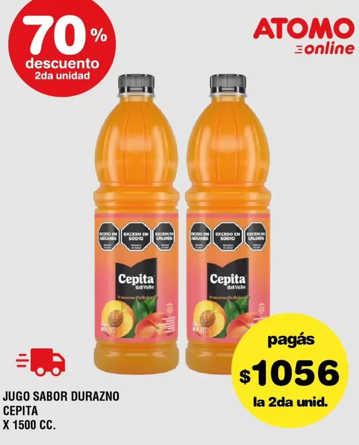 Cepita - Jugo Sabor Durazno