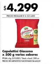 Giacomo - Capelettini