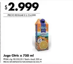 Citric - Jugo