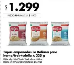 La Italiana - Tapas empanadas