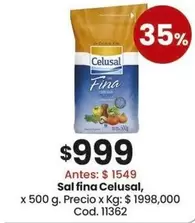 Celusal - Sal fina