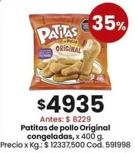 Patitas -  de pollo Original congeladas