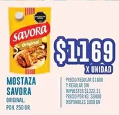 Savora - Mostaza