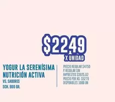 X$ - YOGUR NUTRUCION ACTIVA