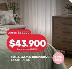 King - PARA CAMA