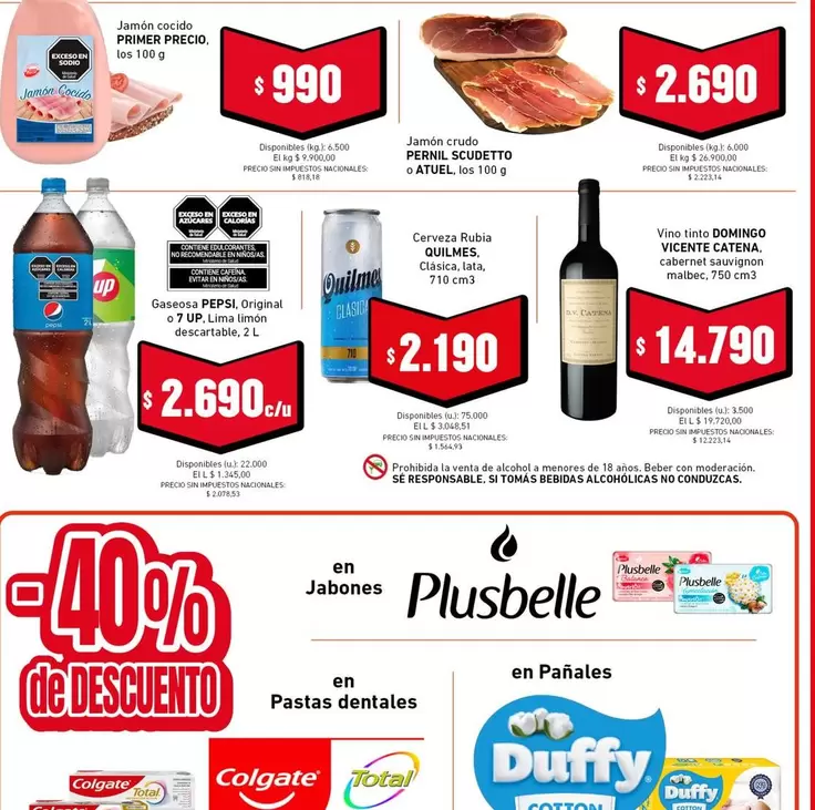 Pepsi - Jamón cocido