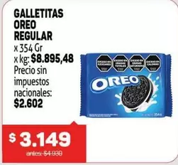 Oreo - GALLETITAS REGULAR