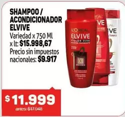 Elvive - SHAMPOO / ACONDICIONADOR