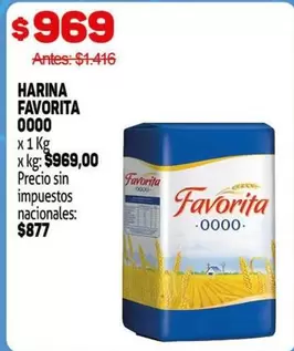 Favorita - HARINA 0000