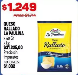 La paulina - QUESO RALLADO