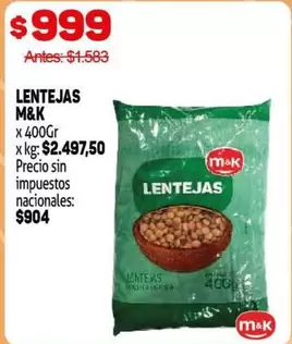 M&K - Lentejas