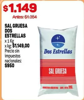 Dos Estrellas - SAL GRUESA
