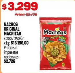 Macritas - Nachos Original
