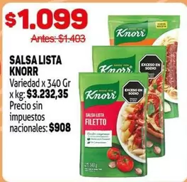Knorr - Salsa Lista