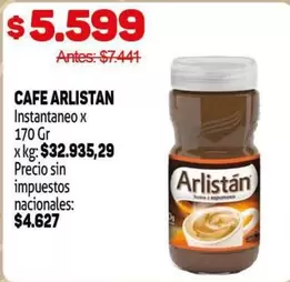 Arlistán - Cafe Instantaneo