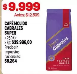 Cabrales - CAFÉ MOLIDO SUPER