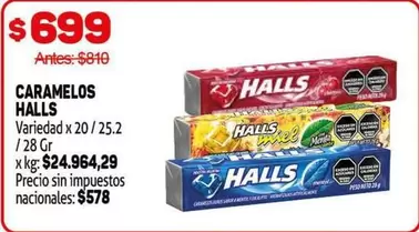 Halls - CARAMELOS