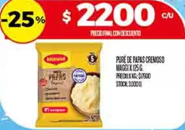 Maggi - PURE DE PAPAS CREMOSO