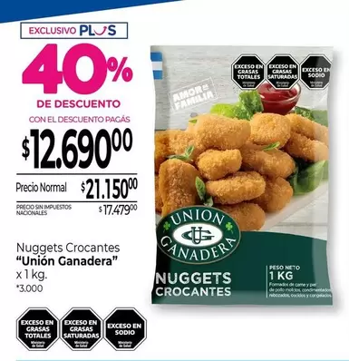 Amor - Nuggets Crocantes