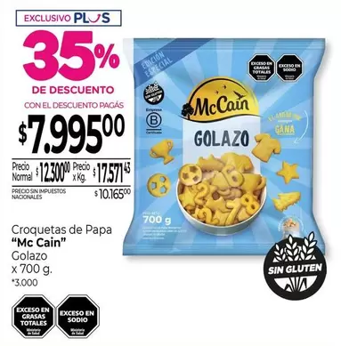 X$ - Croquetas de Papa Golazo
