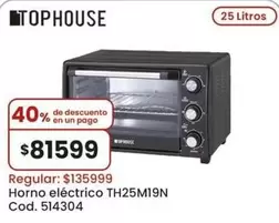 Horno eléctrico TH25M19N Cod. 514304