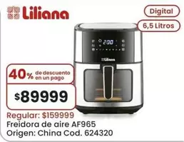 Liliana - Freidora de aire AF965