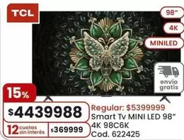 TCL - Smart Tv MINI LED 98" 4K 98C6K