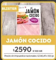 X$ - JAMÓN COCIDO