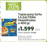 La Salteña - Tapas para tarta Hojaldradas